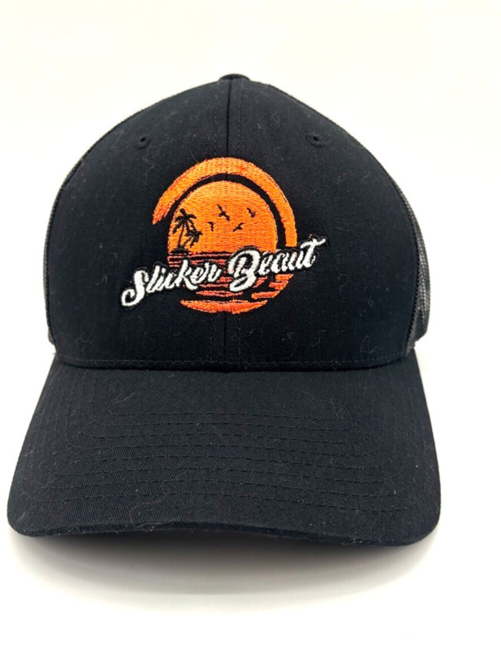 The Classics by Yupoong "Slicker Becuit" Trucker Snapback Black Hat/Cap